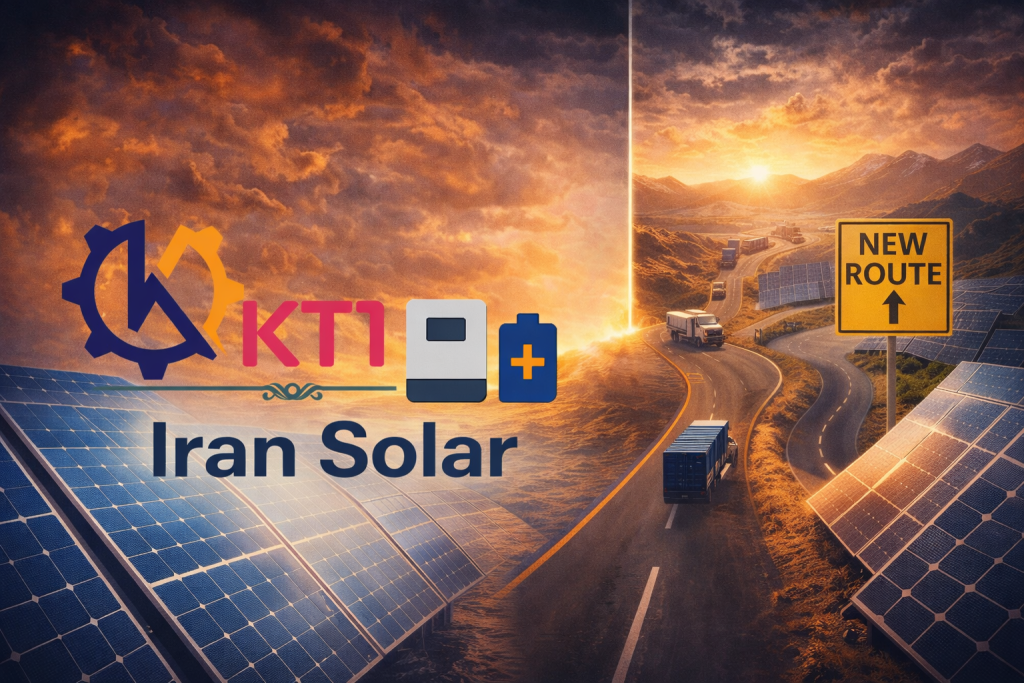 Solar energy and UPS equipment supply continuity through new trade routes in Iran despite shipping restrictions